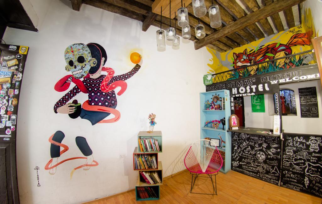 Gente De Mas Hostel Puebla Eksteriør billede