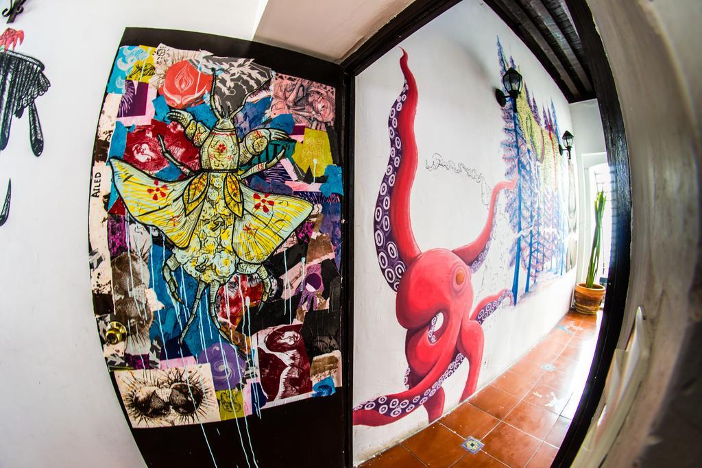 Gente De Mas Hostel Puebla Eksteriør billede