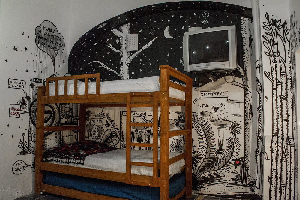 Gente De Mas Hostel Puebla Eksteriør billede